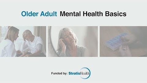 Older Adult Mental Health Training Basics