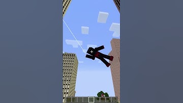 Web swinging in Minecraft!