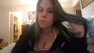 Popping Out Of My Bra On My Bed Katie Downblouse Archive Episode 59