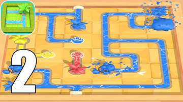 Water Connect Puzzle Level 21-30 Gameplay Walkthrough (iOS - Android)