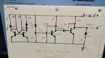 IR Motion Detector Proximity Sensor circuit diagram 2