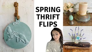 Thrift Flips | Using Decor Moulds to Update Home Decor | Salvaged Wood Project | Upcycle Brass Lamps