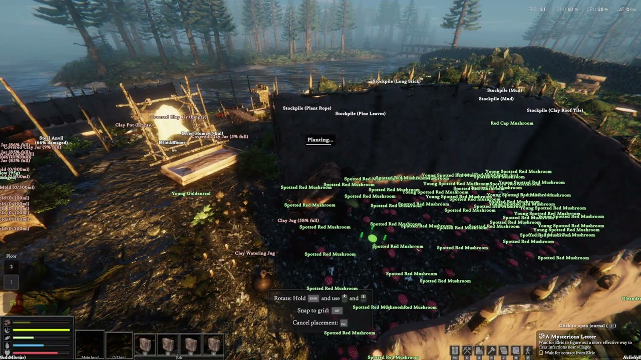 The Last Plague BLIGHT how to farm red spotted mushrooms