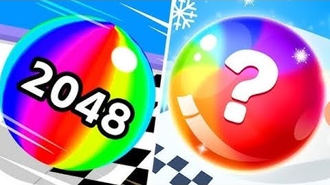 Ball Run 2048 - Gameplay Walkthrough  Infinity Mode New Best Record 8064AN (iOS, Android)