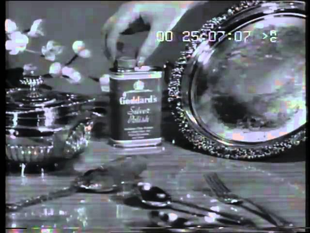 Goddards Silver Polish 1959 20sec TV commercial 