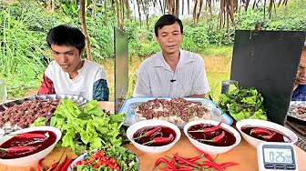 HORROR: RAW BEEF BREAST PASTA EATING CONTEST WITH CHILI - WINNER GETS 2 MILLION