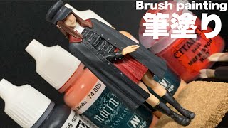 【帝都少女】ファレホで筆塗りフィギュア　アトリエイット　ガレージキット　[Teito Shoujo] Farejo Brush-painted figure Atelier garage kit