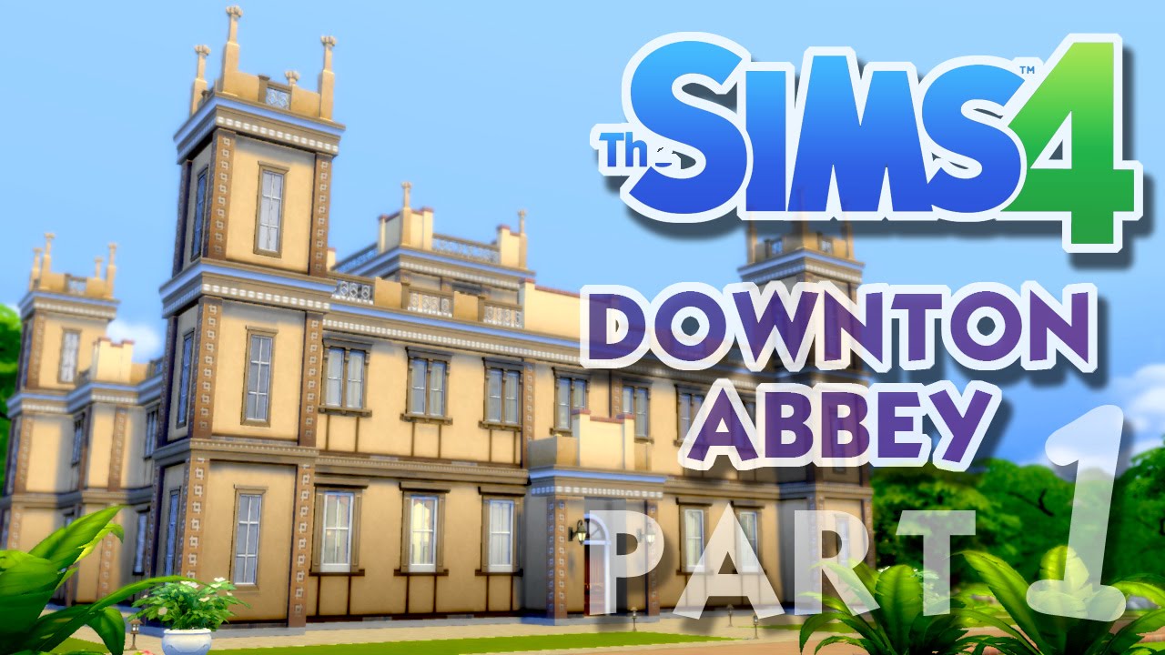 The Sims 4 House Building Downton Abbey Highclere Castle Part