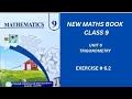 Class 9 Maths New Book 2025 | Unit 6 Trigonometry | Exercise 6.2 Full Solution