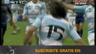 TRY IGNACIO CORLETO LOS PUMAS VS FRANCIA MUNDIAL 2007