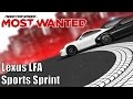 Need For Speed Most Wanted Lexus LFA Sports Sprint 