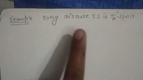 M.SC ¶¶Theorems on T2 space¶¶