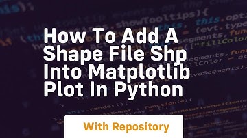 How to add a shape file shp into matplotlib plot in python