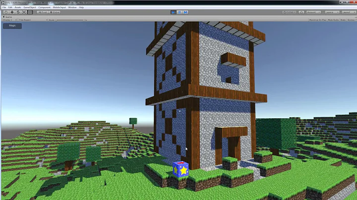Unity C# Voxel Game dev update 02