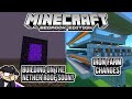 Building on the Nether Roof? &amp; Iron Farm &quot;Buffs&quot; | Minecraft Bedrock 1.17 Caves &amp; Cliffs Beta
