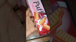 Puff Cream Biscuits ?????❤️?????,// shorts trending viral eating biscuit puff cream