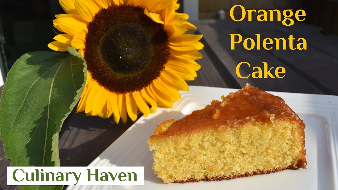 Orange Polenta Cake 🍊🍰 - Culinary Haven (tutorial)