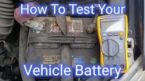 How To Test If Your Car Battery Is Good Or Bad With A Multimeter Explained