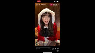 Kana Momonogi 桃乃木かな Japanese JAV Actress Model on Live Instagram 24 December 2020