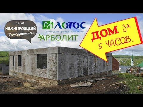 Видео: ДОМ ЗА 5 ЧАСОВ (Коробка)! | АРБОЛИТОВЫЕ ПАНЕЛИ