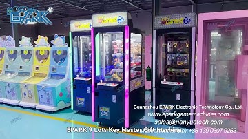 EPARK 9 Lots Key Master Scissors Machine Vending Arcade Claw Machine Coin Operated Doll Catch Games