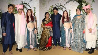 Aamir Khans Daughter Ira Khans grand Entry with Aamir,Kiran Rao,Rina Dutt at her Grand Reception