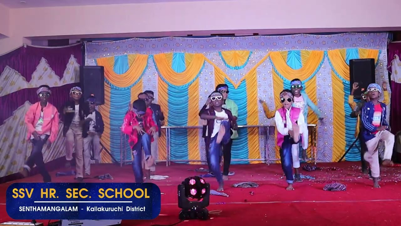 Aaluma Doluma song dance16th ANNUAL DAY CELEBRATIONS in SSV school senthamangalam  senthamangalam