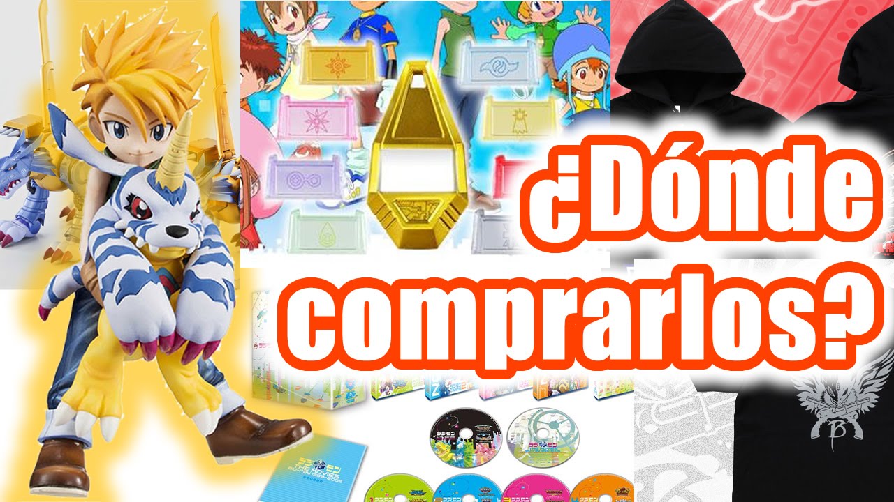 ¿Dónde comprar mercancía de Digimon? - YouTube