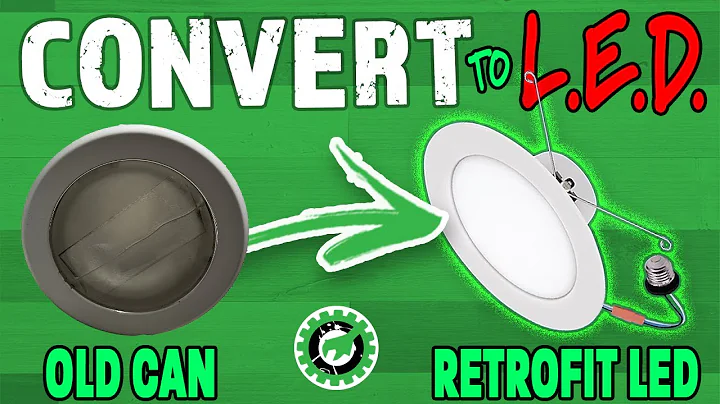 Convert your Can Lights to LED with Retrofit Recessed Lighting! [EASY]