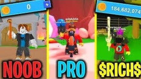 NOOB VS PRO VS GOD (MINING SIMULATOR !! )