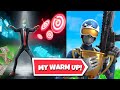 *MY WARM UP* Routine in FORTNITE