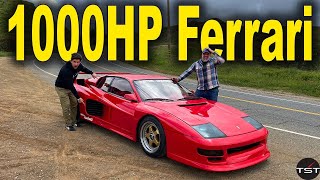 This 1,000HP Testarossa is INSANE!  TheSmokingTire