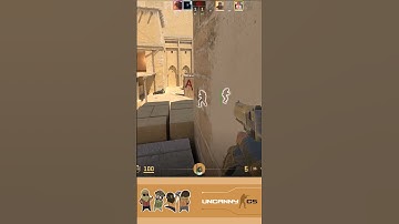 cs2 ez 1v2 with deagle #shorts #cs2hack