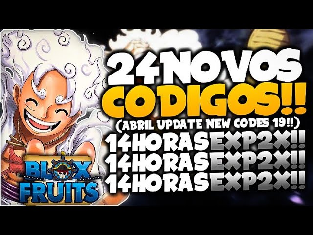 TODOS OS NOVOS CODIGOS *ABRIL 2023* no BLOX FRUITS! (BLOX FRUITS