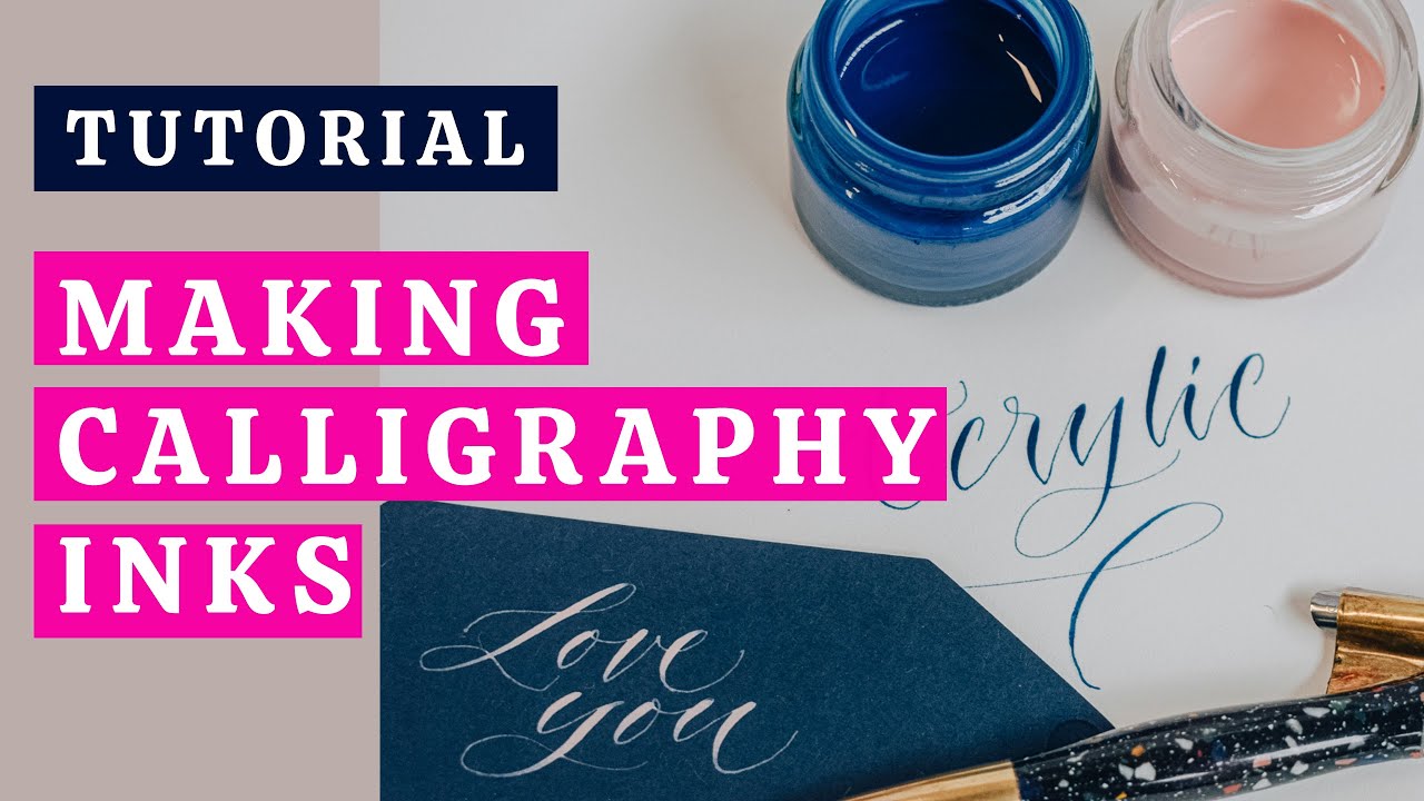 How to Make Ink for Calligraphy 