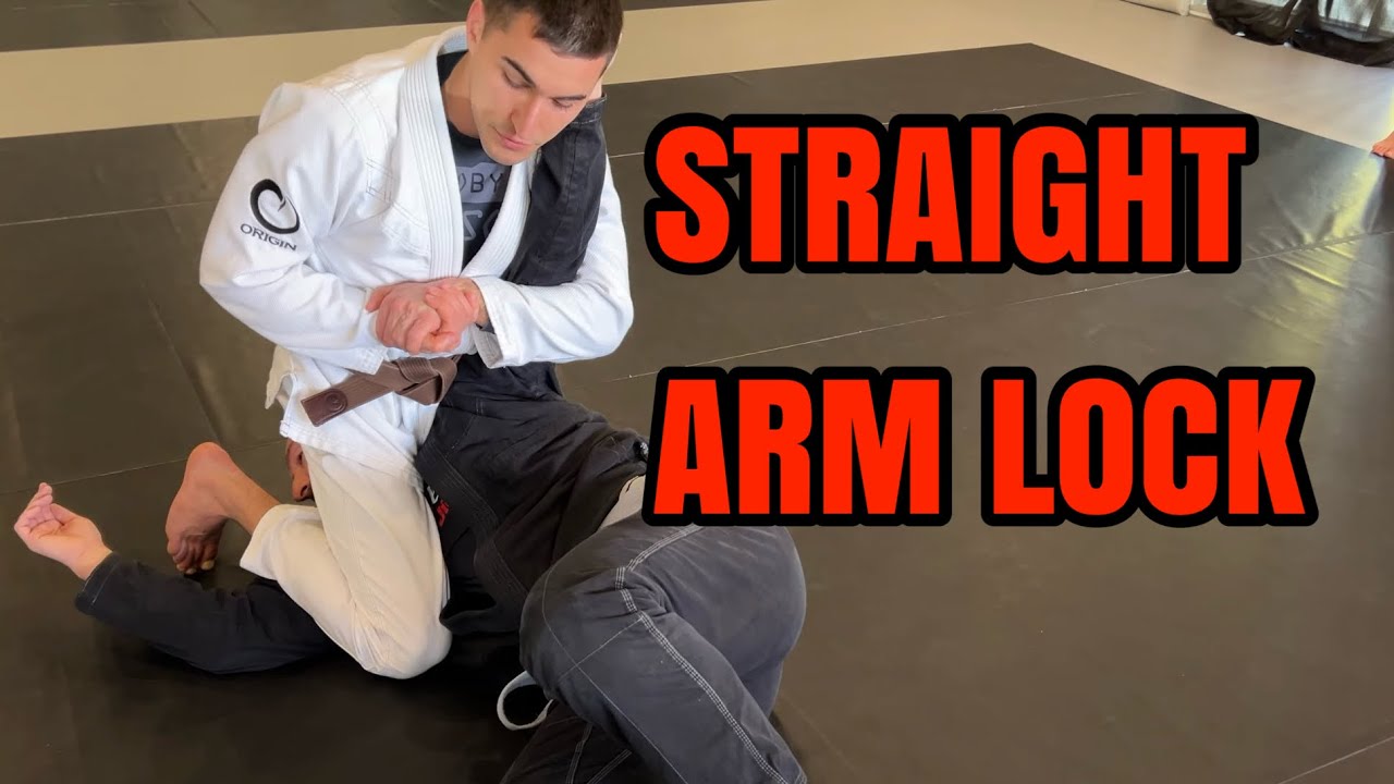 Police Rear Arm Lock Straight Arm Lock from North South - YouTube