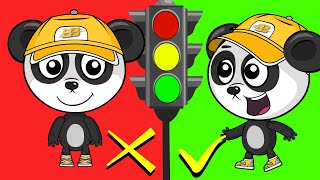 Educational Traffic Light Tales: Road Safety &amp; Funny Cars Cartoon for Children!