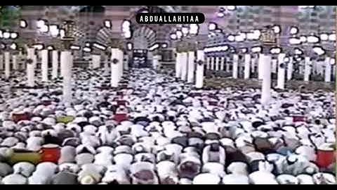 تلاوة مرئيه نادرة للشيخ محمد أيوب رحمه الله من المسجد النبوي الشريف عام 1410هـ
