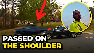 DUI Suspect Passes on the Shoulder, Then Offers the Deputy a Backflip #shorts