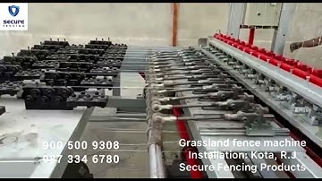 How to Make Grassland Fencing Machine I Knotted Fence Machine - Indian Style - #knottfencing