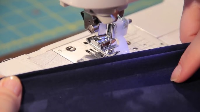 Brother SA127 Rolled Hem Foot Demonstration 