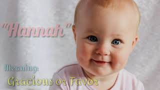 40 BIBLICAL NAMES FOR BABY GIRLS WITH MEANING