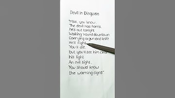 Marino - Devil In Disguise (lyrics)#viral #lyrics