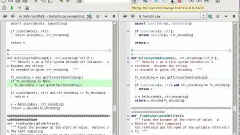 Diff/Merge in Wing IDE