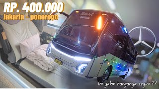 INI KEMURAHAN GA SIH ?? PUAS NAIK BUS INI !! Sleeper Sindoro Sejahtera Mulya Jakarta - Maospati
