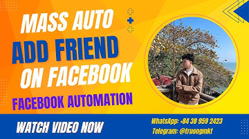 Mass Auto Add Friend on Facebook | Facebook Automation