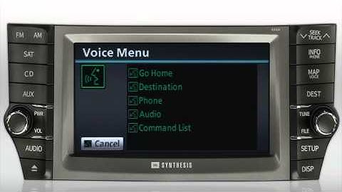 Navigation (input an address using voice recognition) Avalon Toyota of Slidell