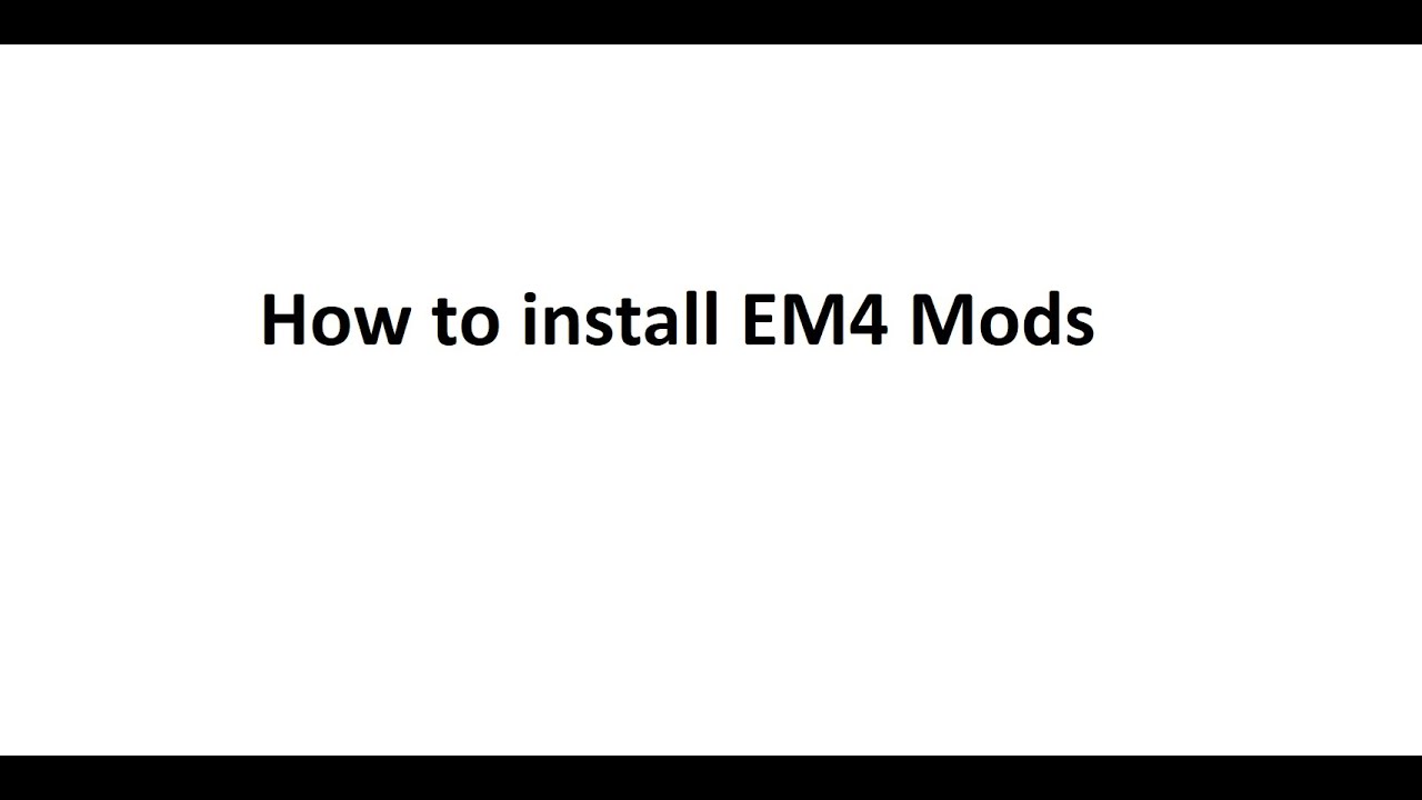 How to install Emergency 4 mods. - YouTube