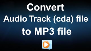 How to convert Audio Track (cda) file to MP3 file without any software