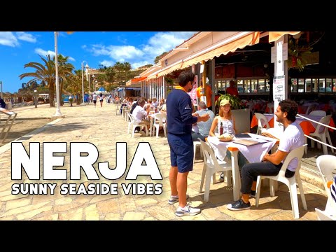 Nerja Spain Playa Burriana Restaurants & Bars Update April 2022 Costa del Sol | Axarquía | Málaga 4K